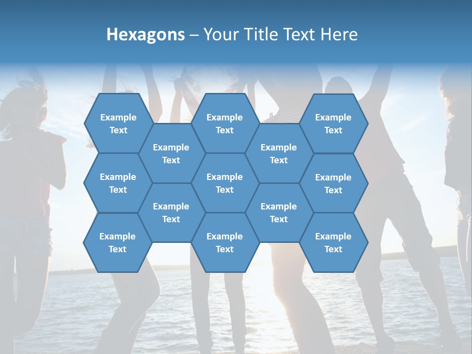 Holiday Orange Girl PowerPoint Template