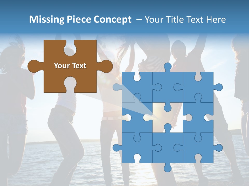 Holiday Orange Girl PowerPoint Template