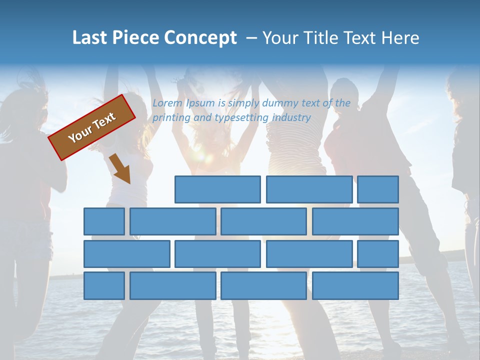 Holiday Orange Girl PowerPoint Template