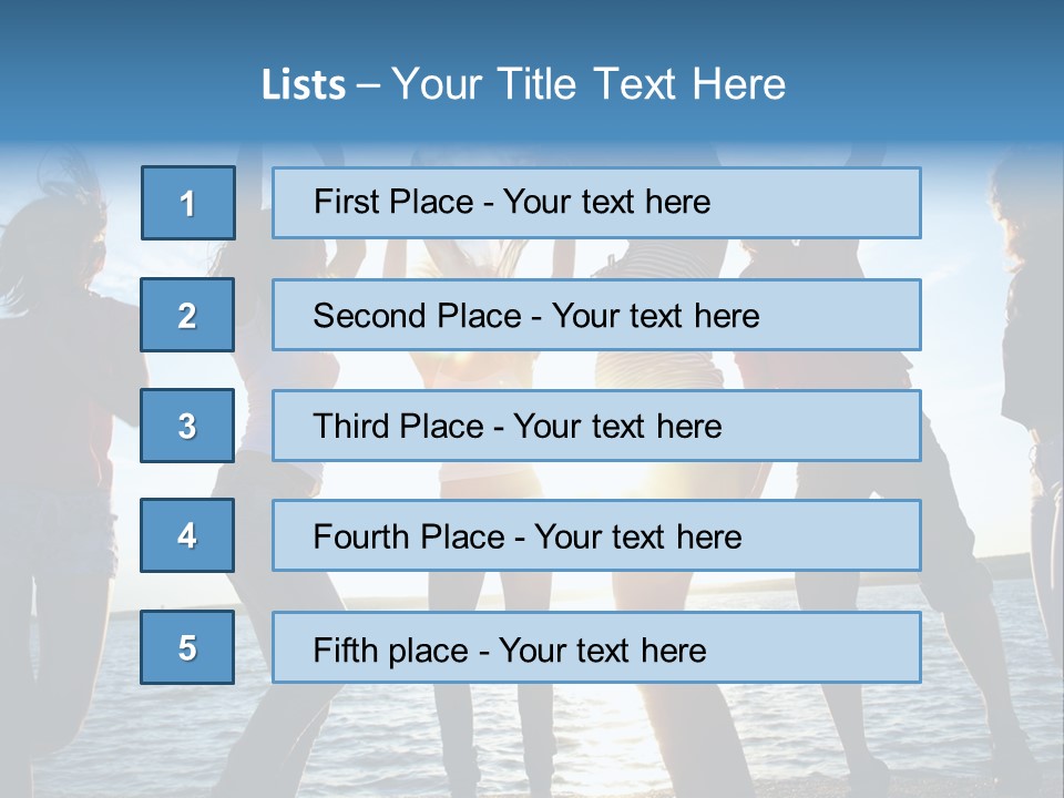 Holiday Orange Girl PowerPoint Template
