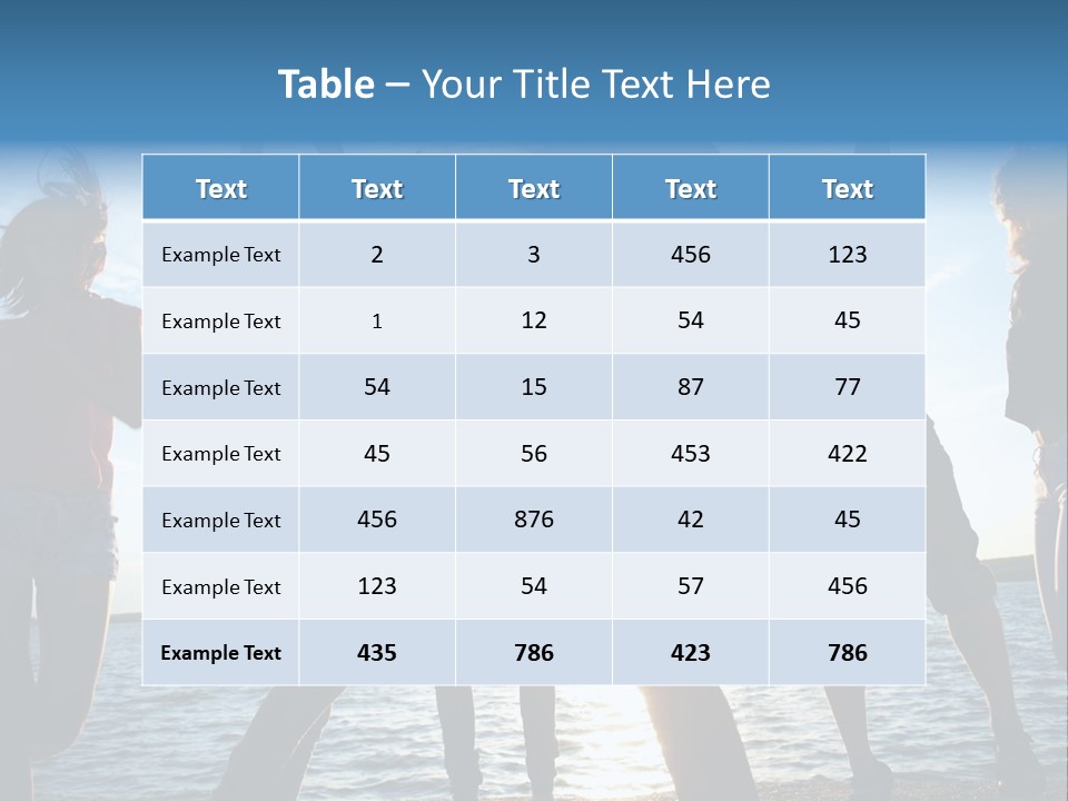Holiday Orange Girl PowerPoint Template