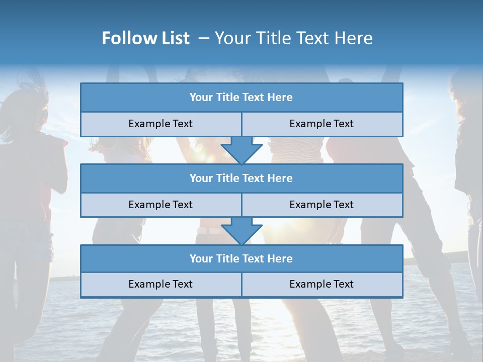 Holiday Orange Girl PowerPoint Template