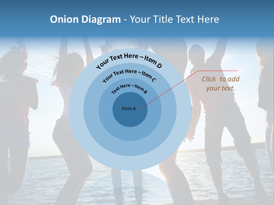 Holiday Orange Girl PowerPoint Template