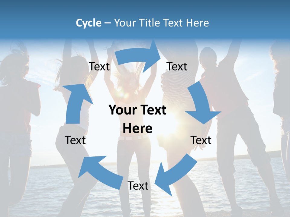 Holiday Orange Girl PowerPoint Template