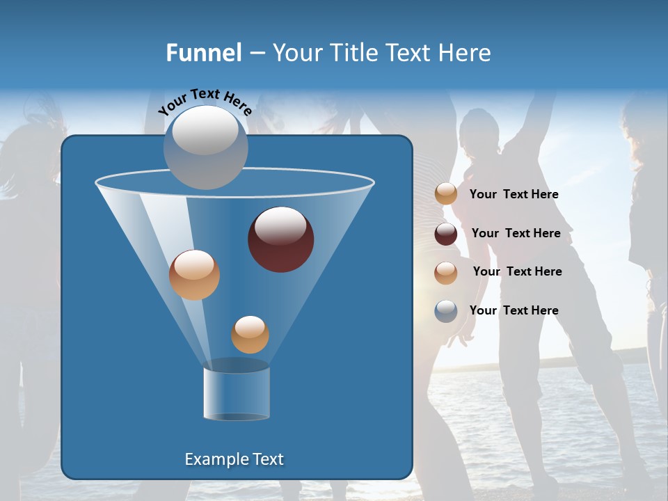 Holiday Orange Girl PowerPoint Template