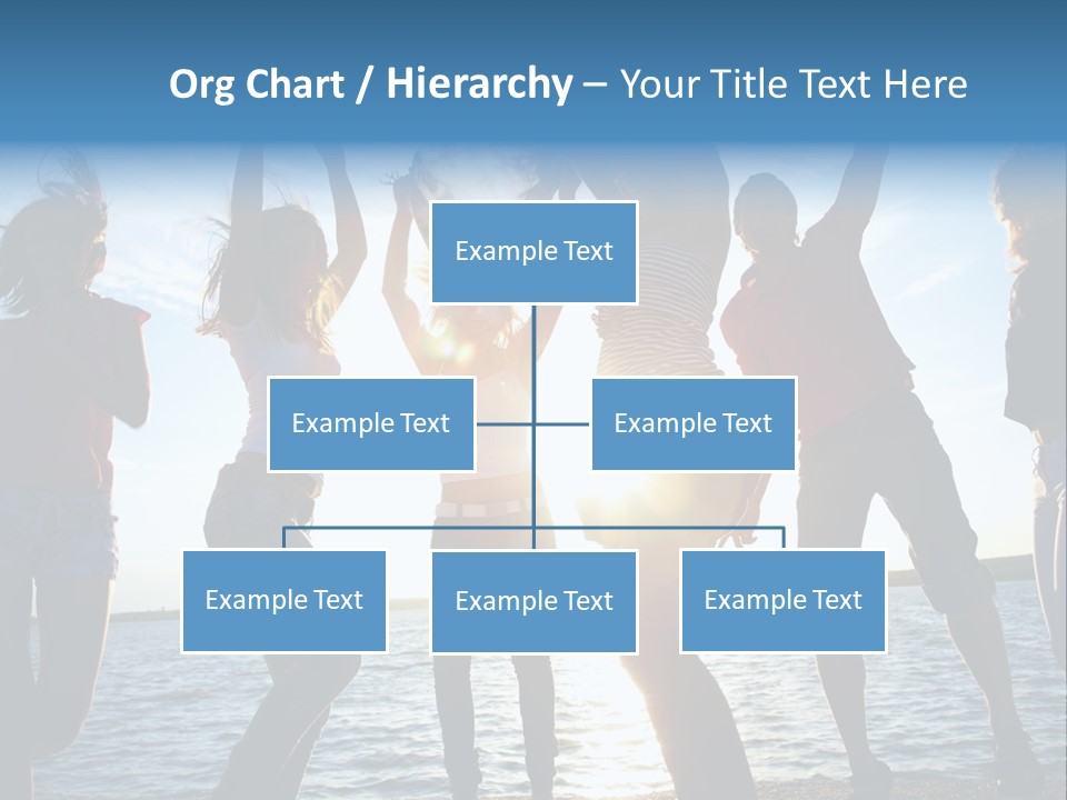 Holiday Orange Girl PowerPoint Template