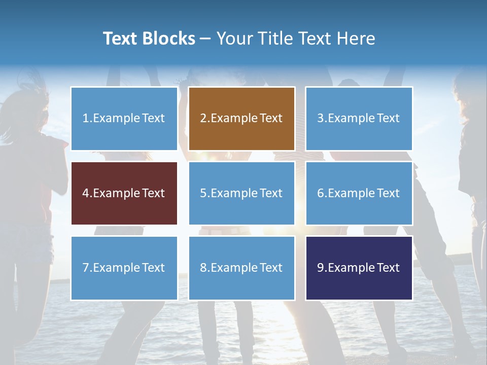 Holiday Orange Girl PowerPoint Template