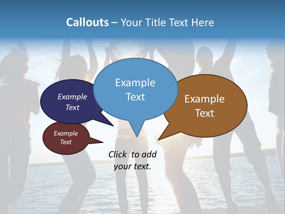 Holiday Orange Girl PowerPoint Template