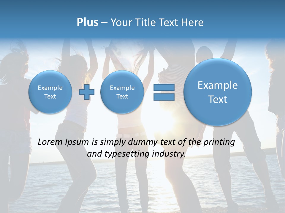 Holiday Orange Girl PowerPoint Template