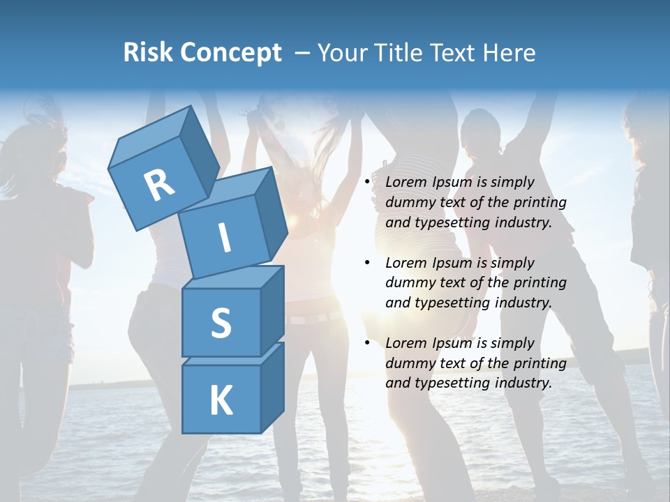 Holiday Orange Girl PowerPoint Template