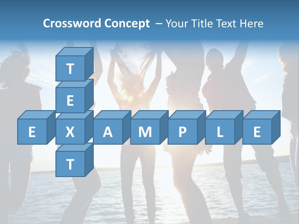 Holiday Orange Girl PowerPoint Template