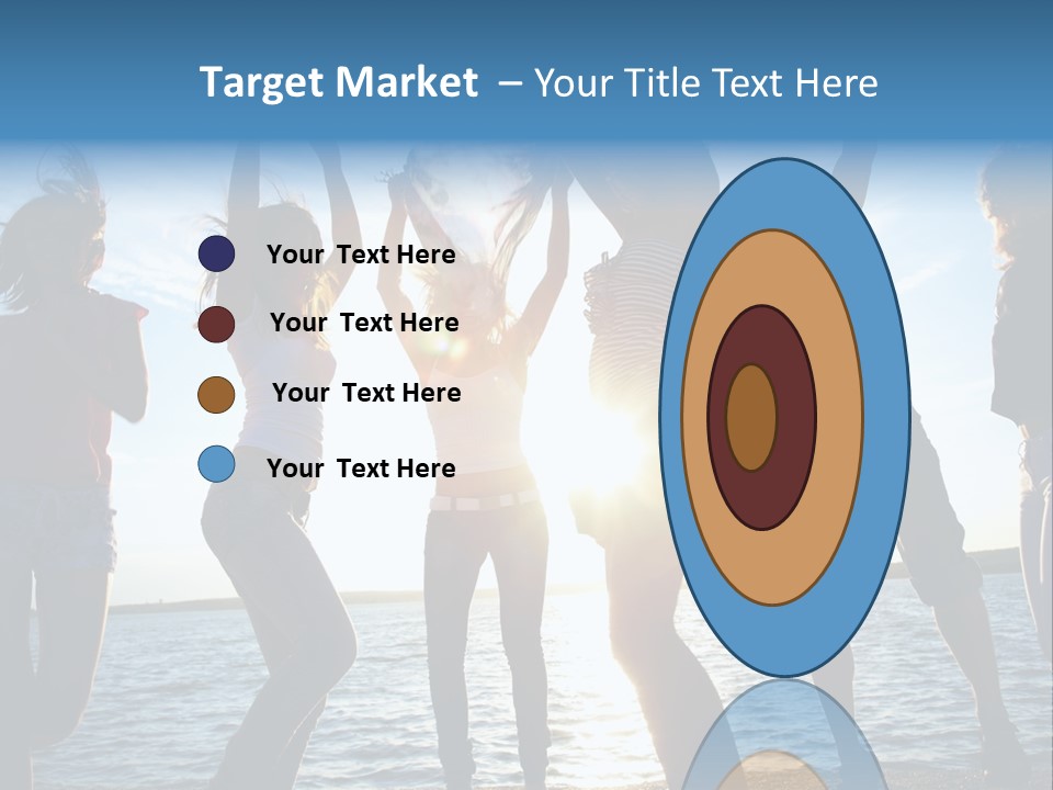 Holiday Orange Girl PowerPoint Template