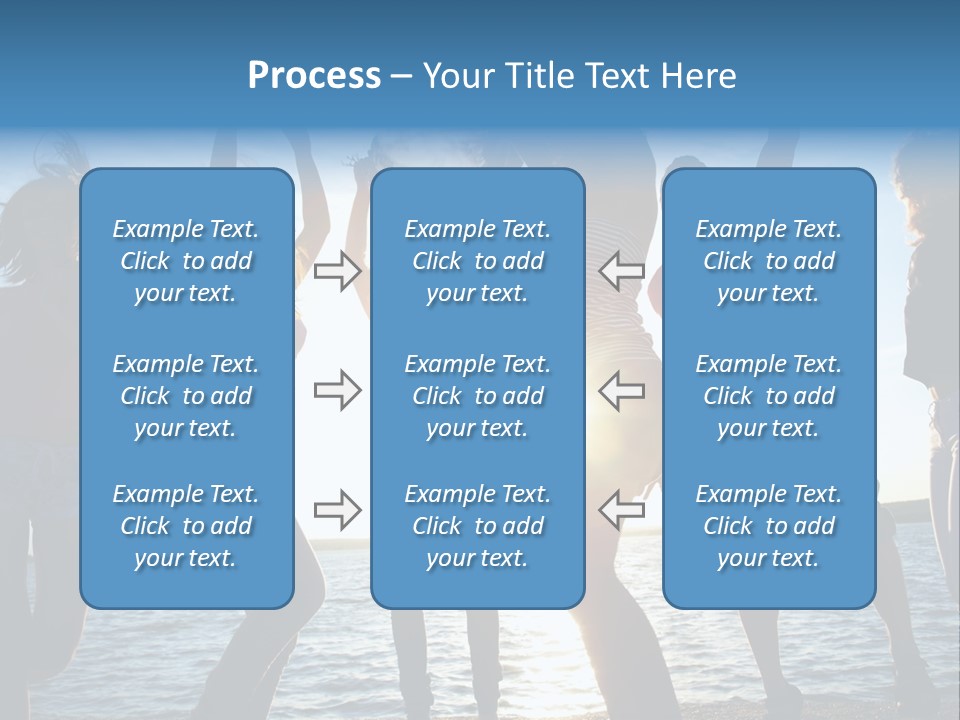 Holiday Orange Girl PowerPoint Template
