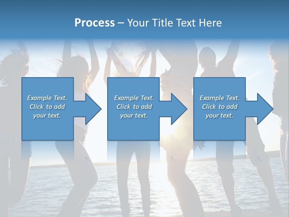 Holiday Orange Girl PowerPoint Template