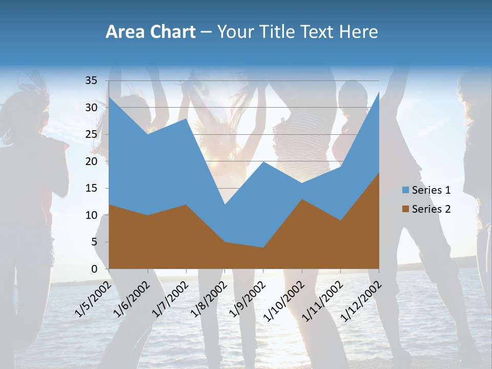 Holiday Orange Girl PowerPoint Template