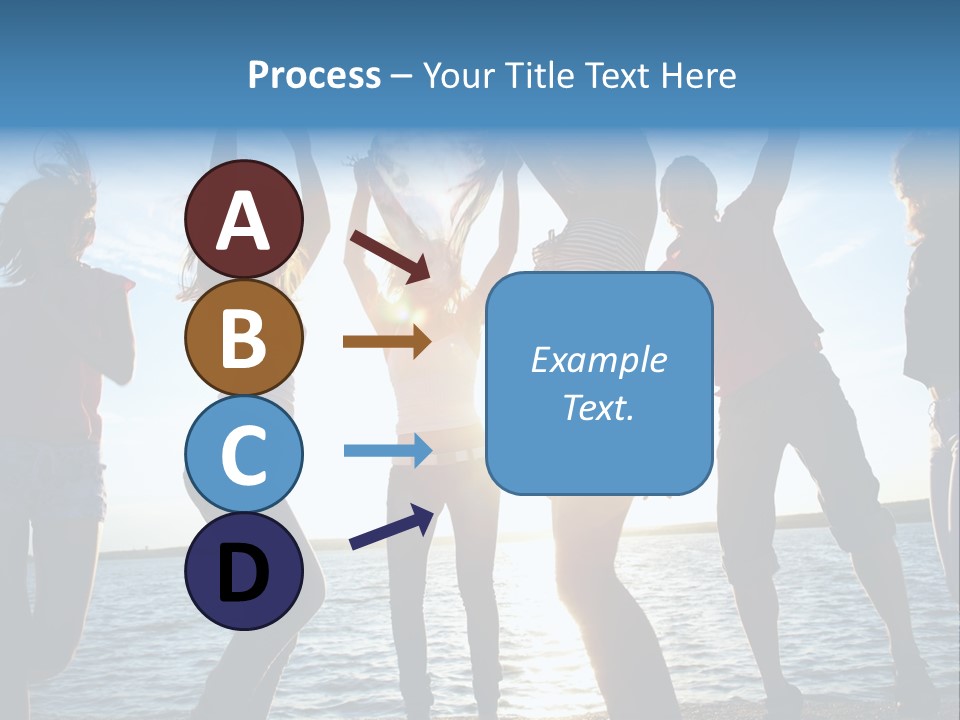 Holiday Orange Girl PowerPoint Template