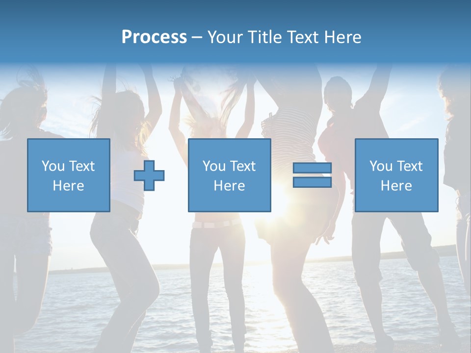 Holiday Orange Girl PowerPoint Template