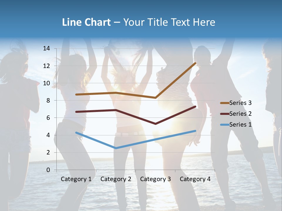 Holiday Orange Girl PowerPoint Template