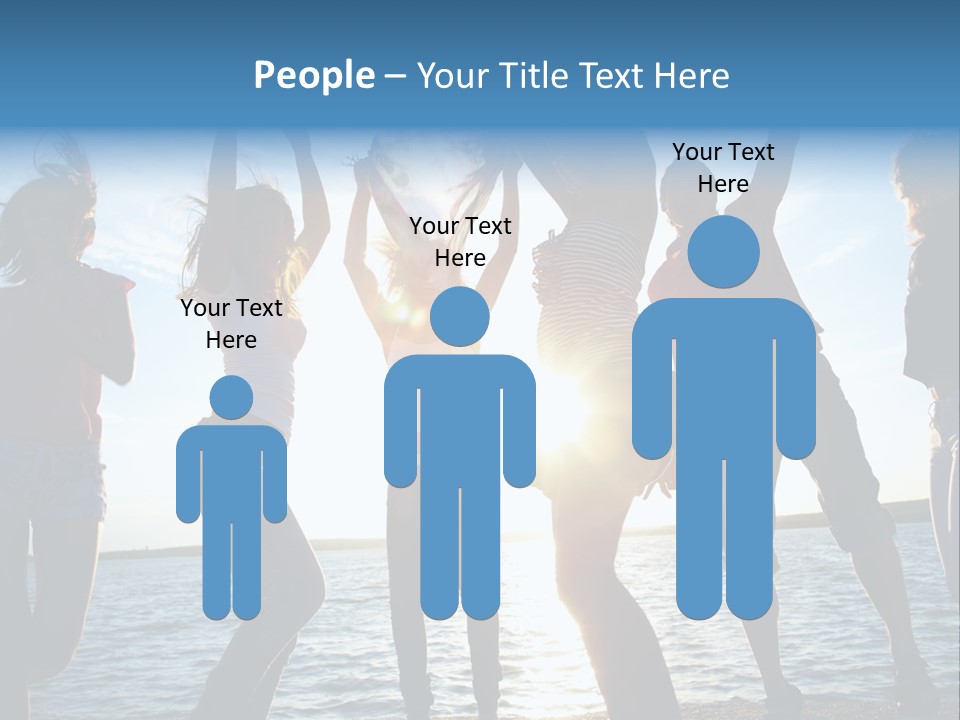 Holiday Orange Girl PowerPoint Template