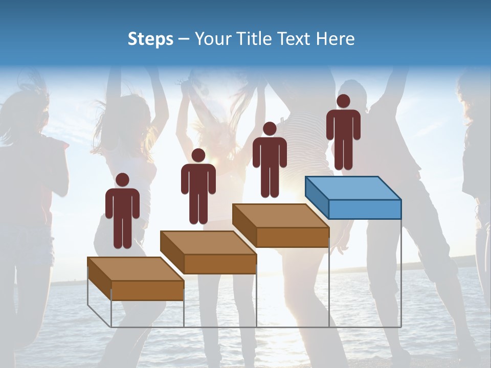 Holiday Orange Girl PowerPoint Template