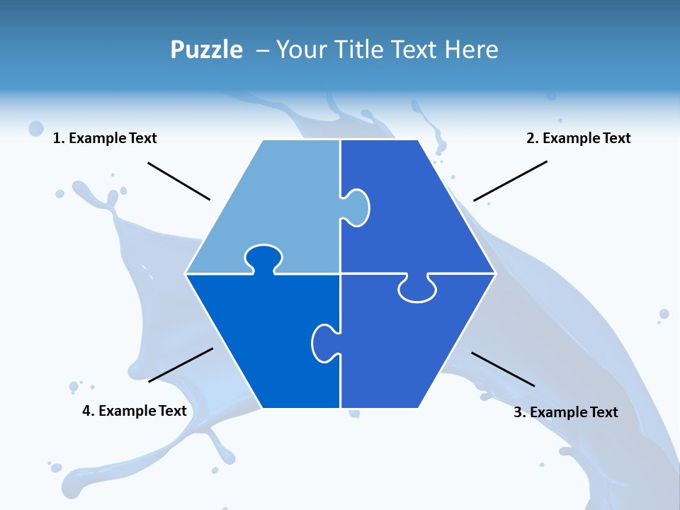 Liquid Motion Blue PowerPoint Template