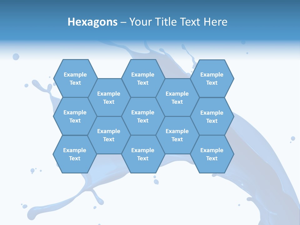 Liquid Motion Blue PowerPoint Template