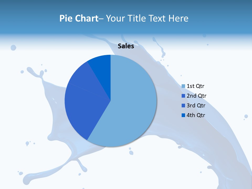 Liquid Motion Blue PowerPoint Template