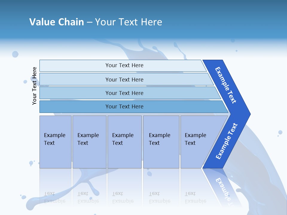 Liquid Motion Blue PowerPoint Template