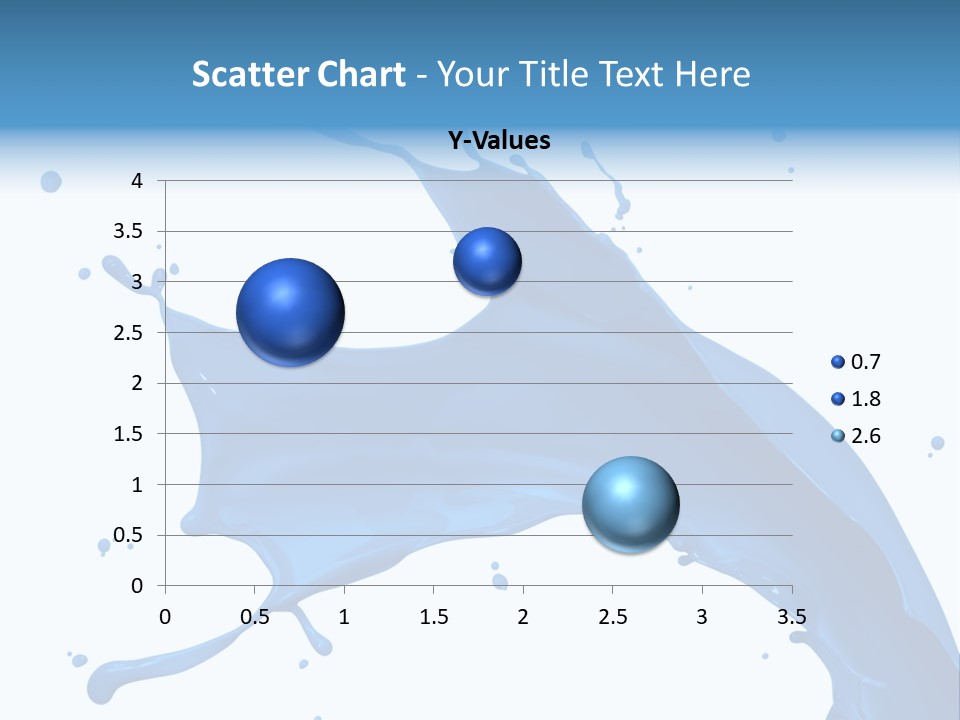 Liquid Motion Blue PowerPoint Template