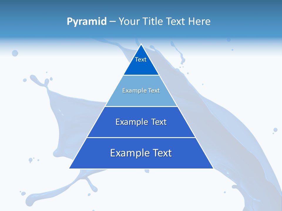 Liquid Motion Blue PowerPoint Template