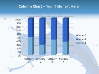 Liquid Motion Blue PowerPoint Template