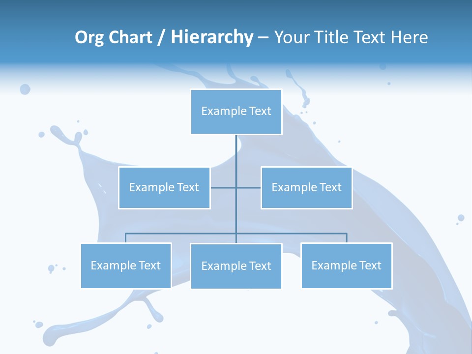 Liquid Motion Blue PowerPoint Template