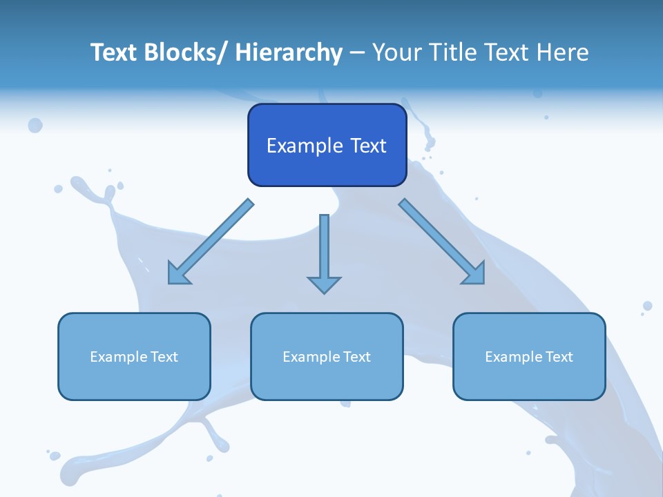 Liquid Motion Blue PowerPoint Template