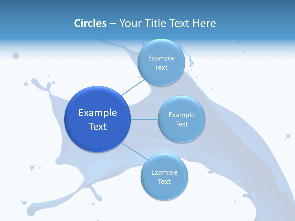 Liquid Motion Blue PowerPoint Template