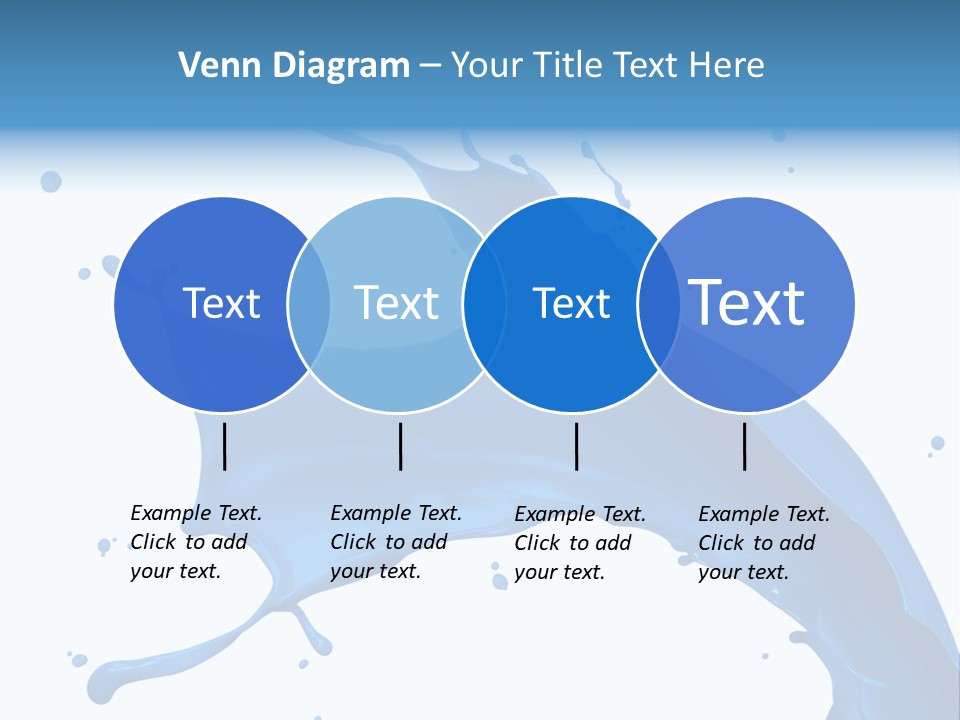 Liquid Motion Blue PowerPoint Template