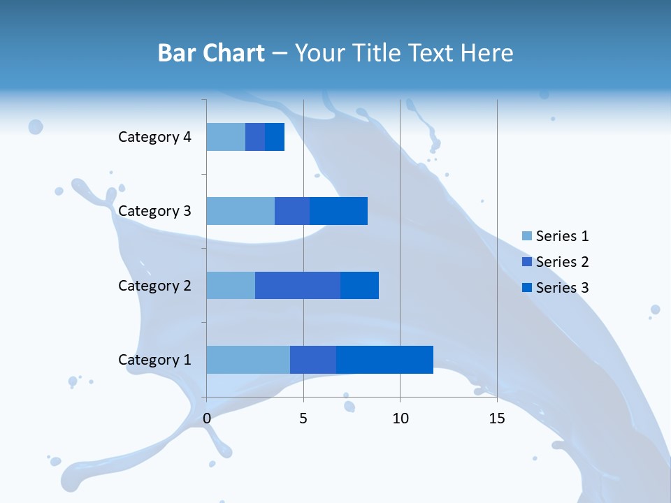 Liquid Motion Blue PowerPoint Template