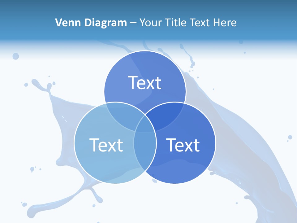 Liquid Motion Blue PowerPoint Template