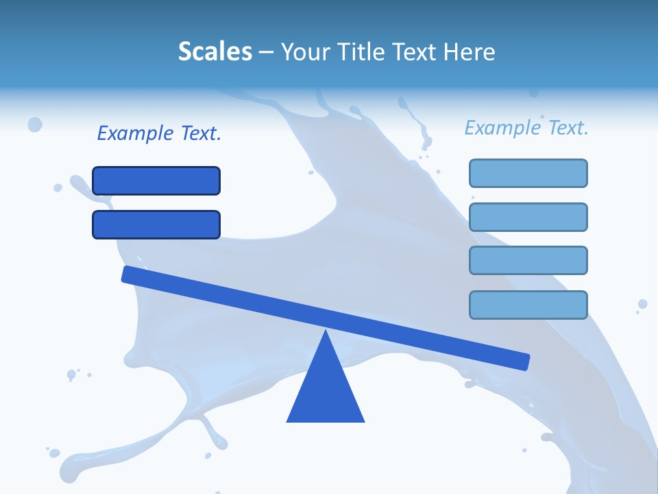 Liquid Motion Blue PowerPoint Template