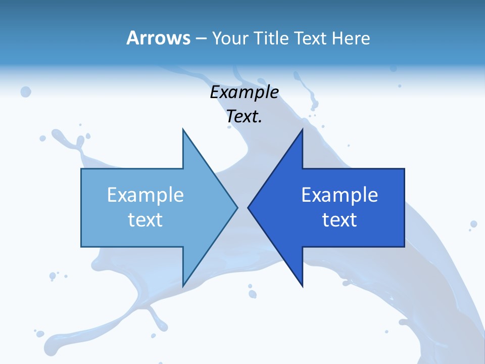 Liquid Motion Blue PowerPoint Template