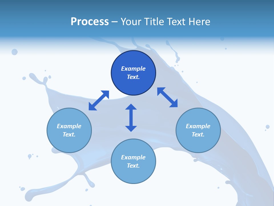 Liquid Motion Blue PowerPoint Template