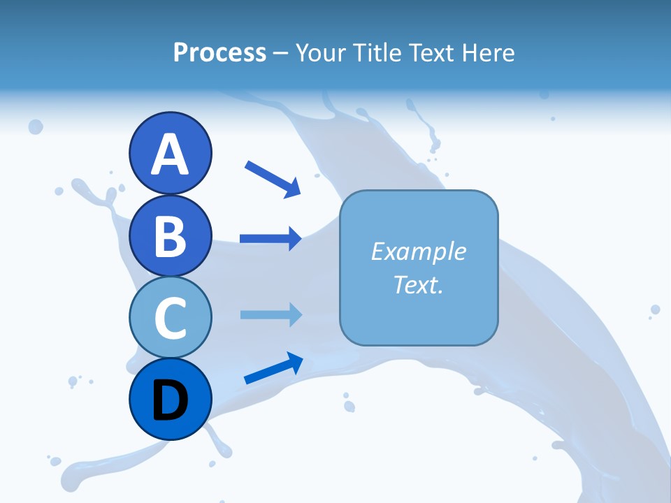 Liquid Motion Blue PowerPoint Template