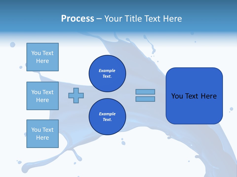 Liquid Motion Blue PowerPoint Template