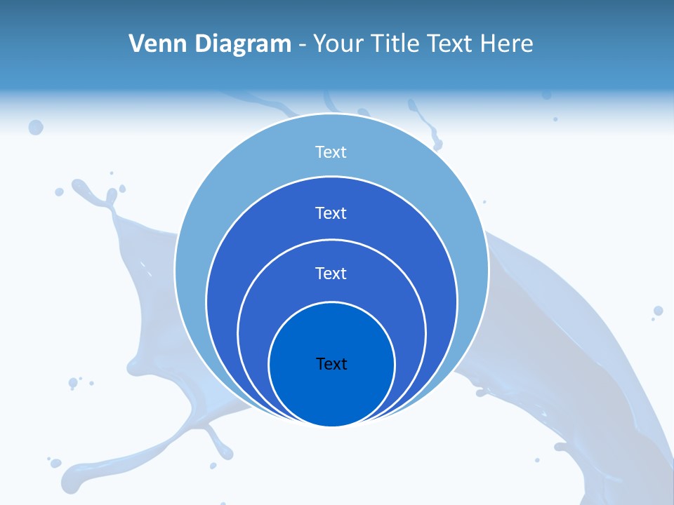 Liquid Motion Blue PowerPoint Template