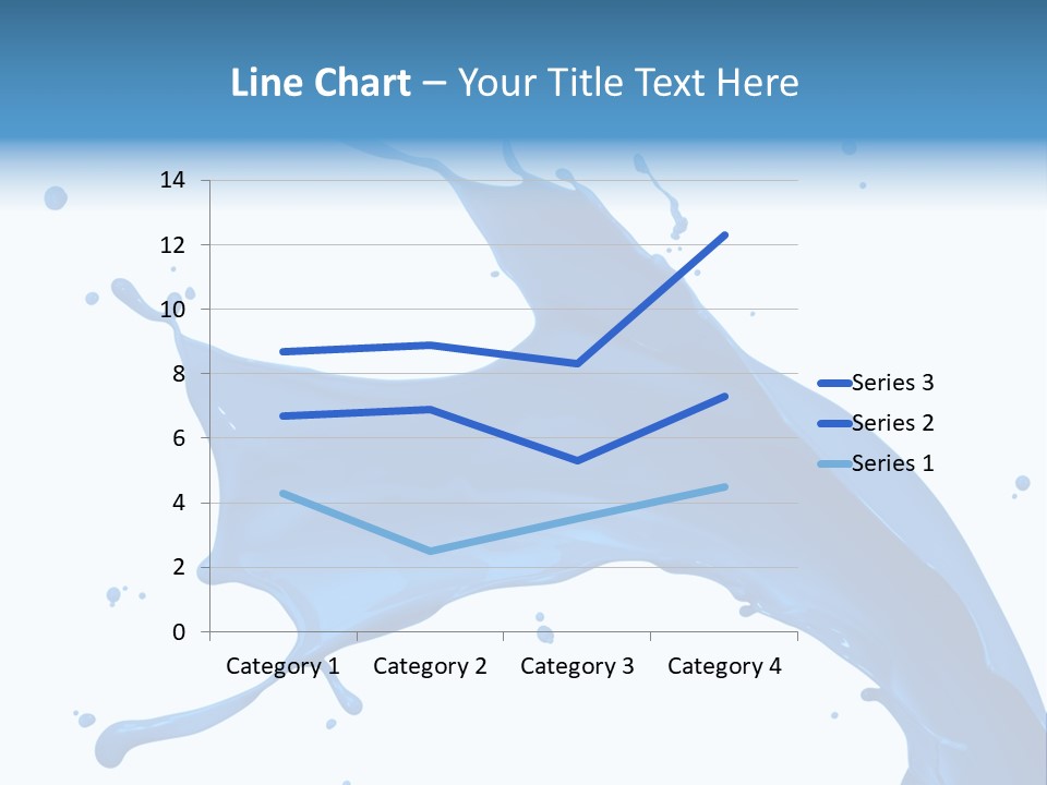 Liquid Motion Blue PowerPoint Template
