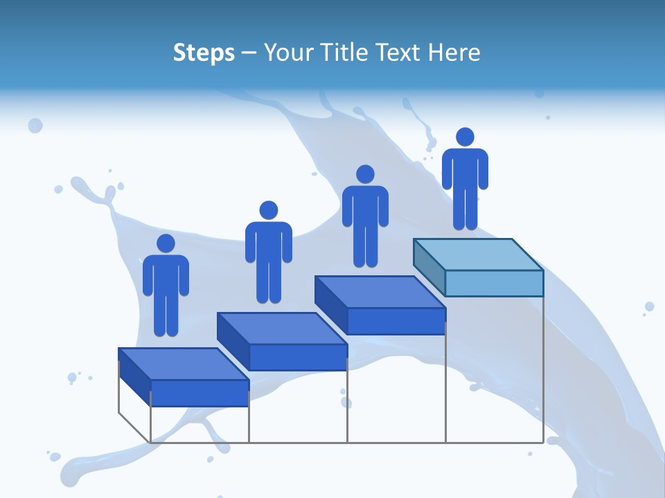 Liquid Motion Blue PowerPoint Template