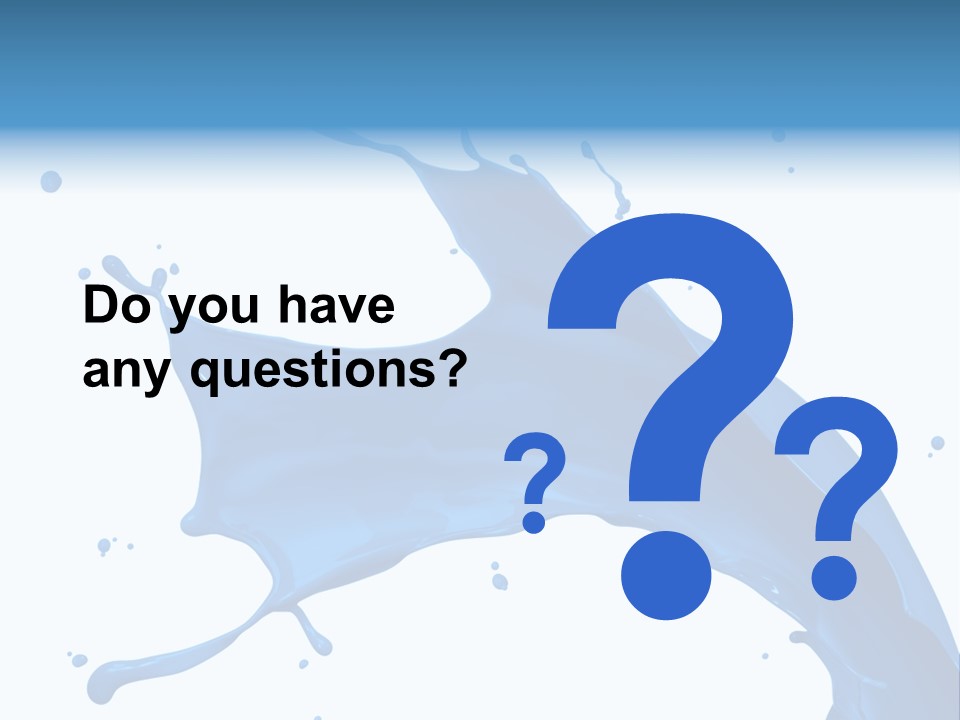 Liquid Motion Blue PowerPoint Template