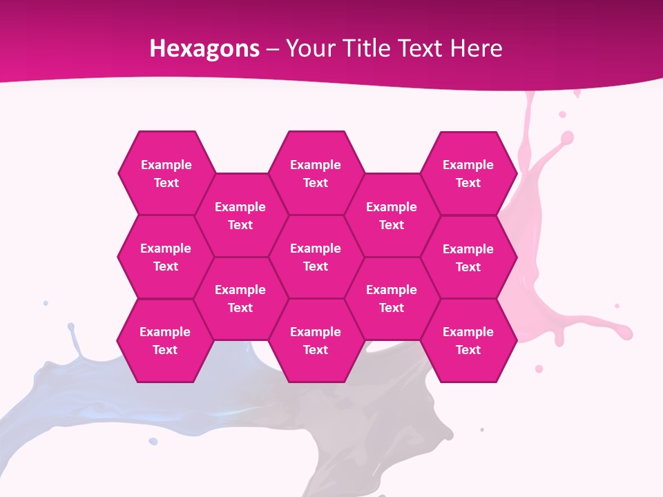 Magenta Motion Colour PowerPoint Template