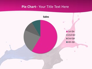 Magenta Motion Colour PowerPoint Template