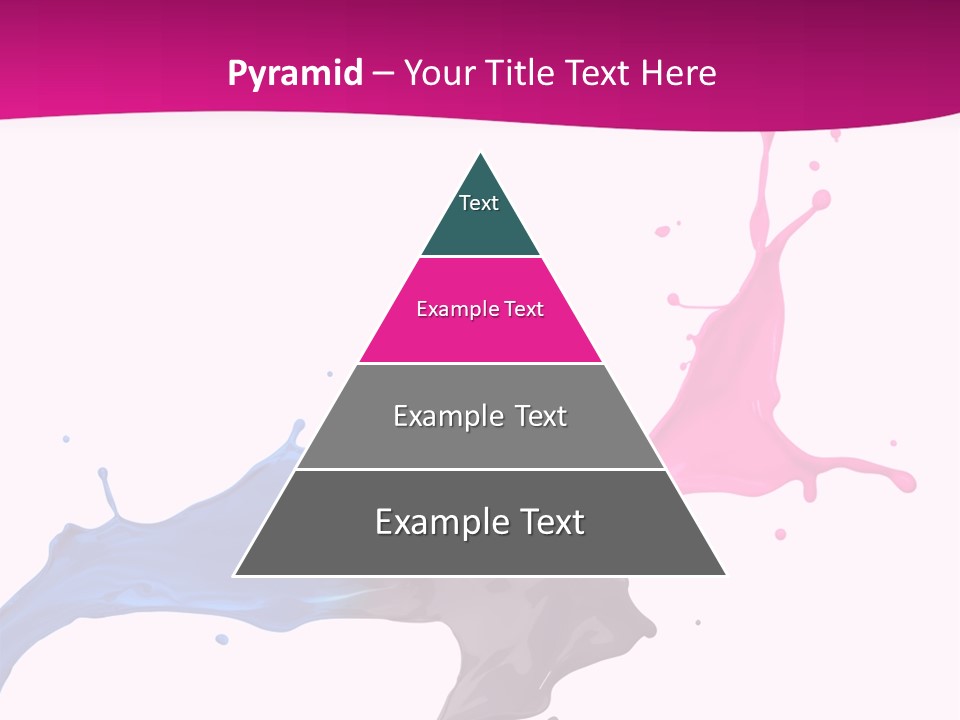 Magenta Motion Colour PowerPoint Template