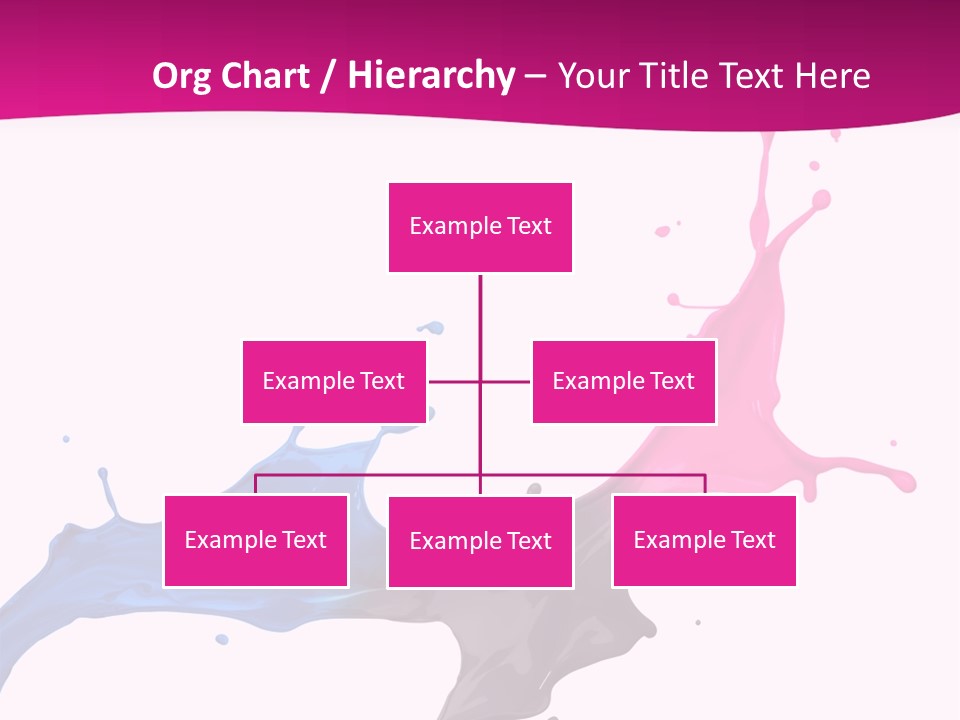 Magenta Motion Colour PowerPoint Template
